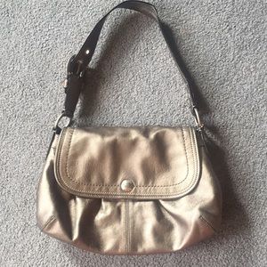 Vintage Gold Coach Purse